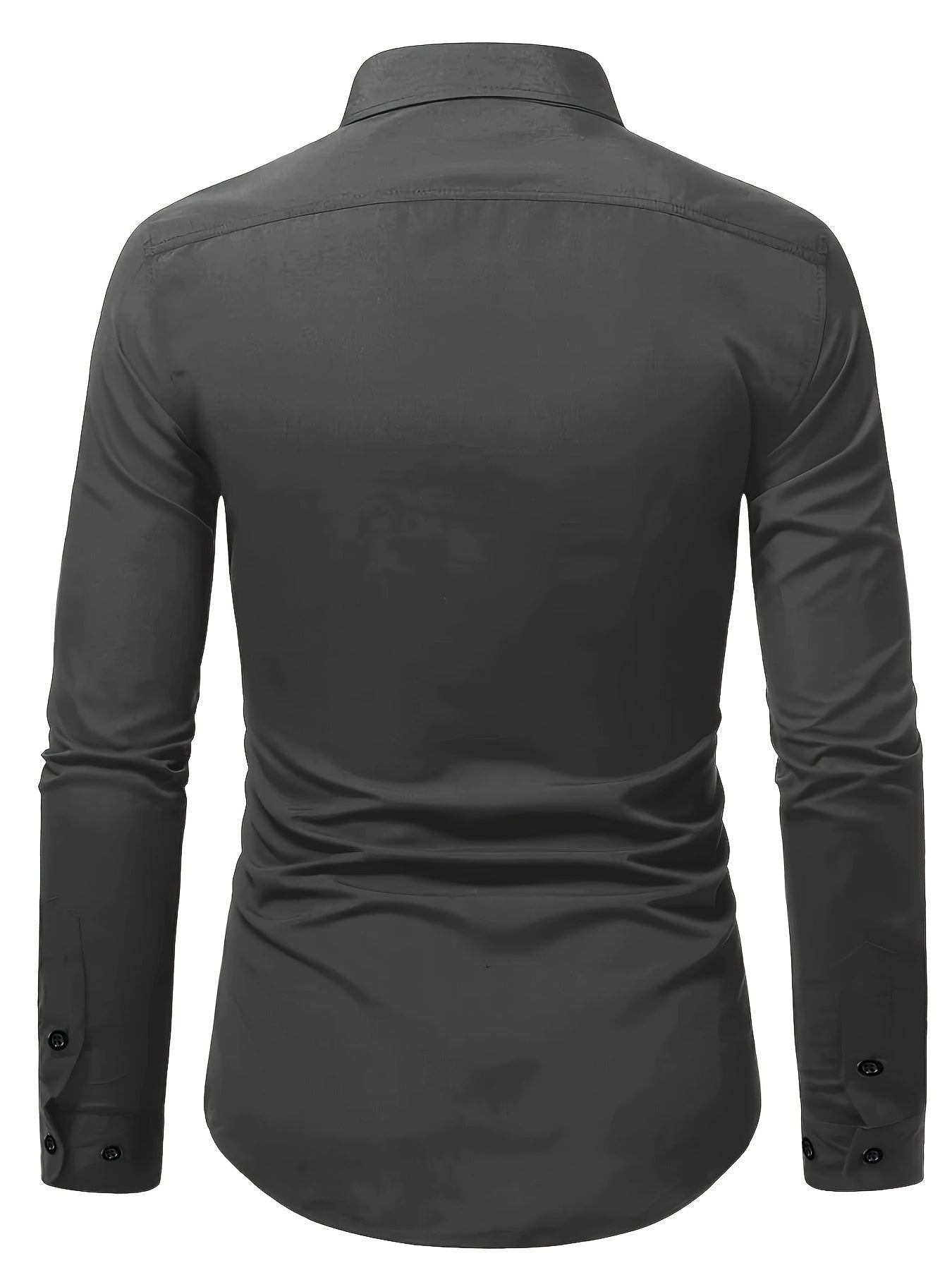 Sergio | Camisa negra elegante para un estilo sofisticado