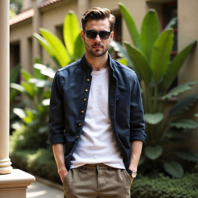 Kevin | Camisa "Katana" de Estilo Japonés