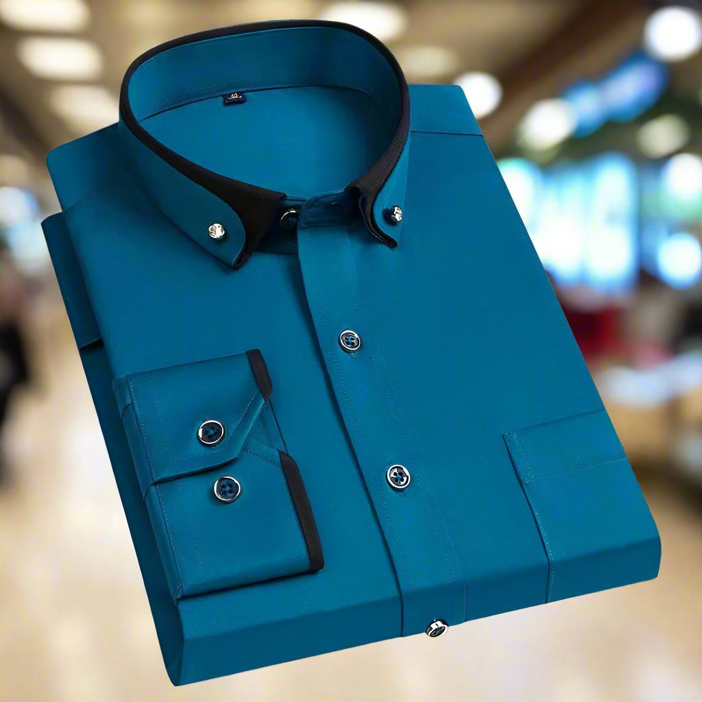 Esteban | Camisa de manga larga elegante en estilo clásico