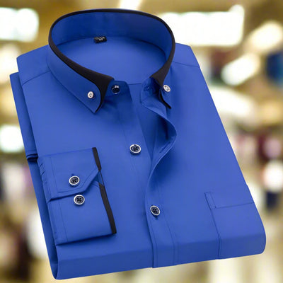 Esteban | Camisa de manga larga elegante en estilo clásico