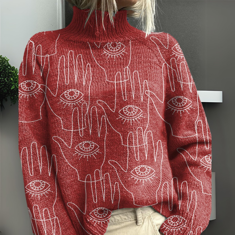 Lydia | Sweater Estampado de Colores Vivos