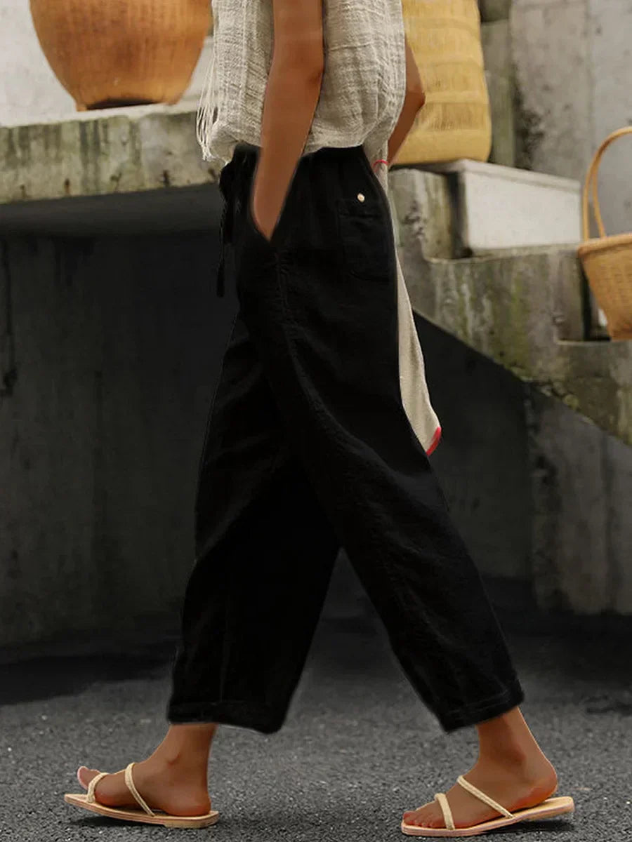 Francisca | Pantalón casual de algodón suave y fresco