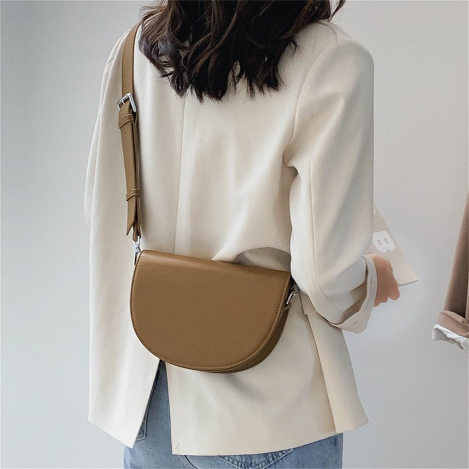 Bolso de cuero vintage para mujer Gertrud - un toque retro elegante