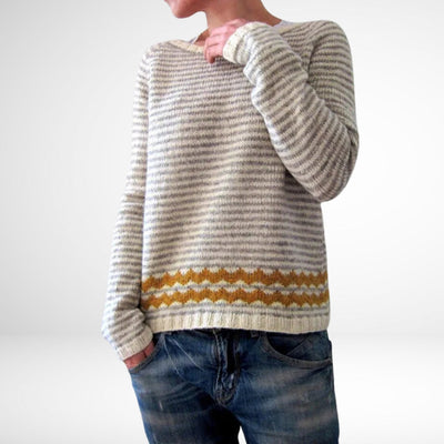 Harper | Suéter de Otoño con Toque Retro