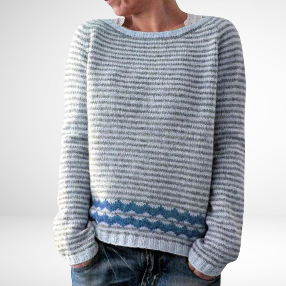 Harper | Suéter de Otoño con Toque Retro