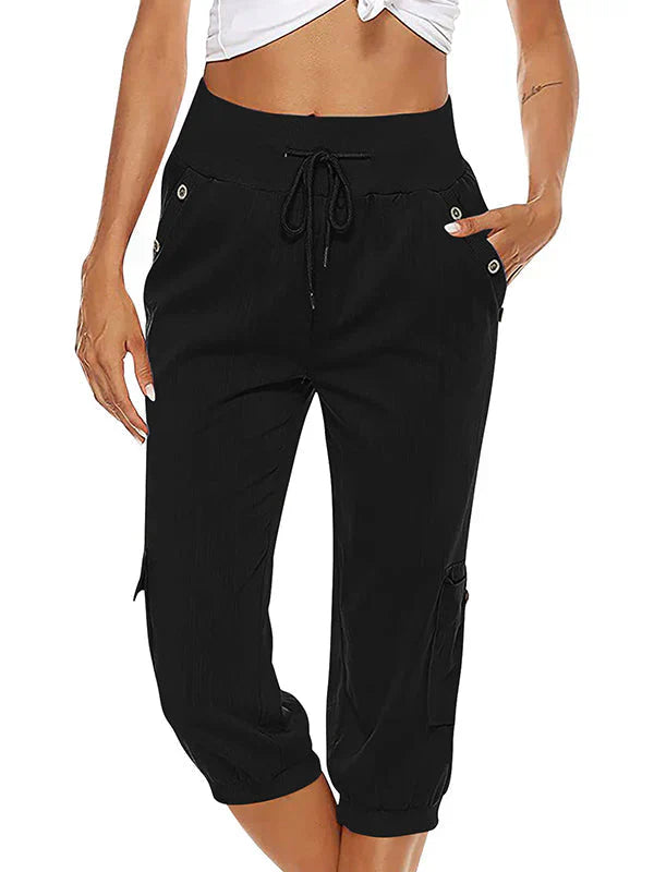 Nerea | Pantalón informal de algodón con ajuste relajado