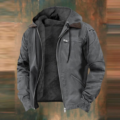 Daniel | Chaqueta con cremallera y capucha