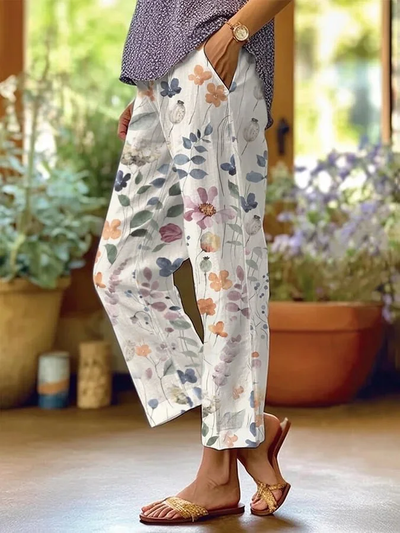 Pantalón Floral Suelto Yasmin - Tu Nueva Opción Casual con Estilo