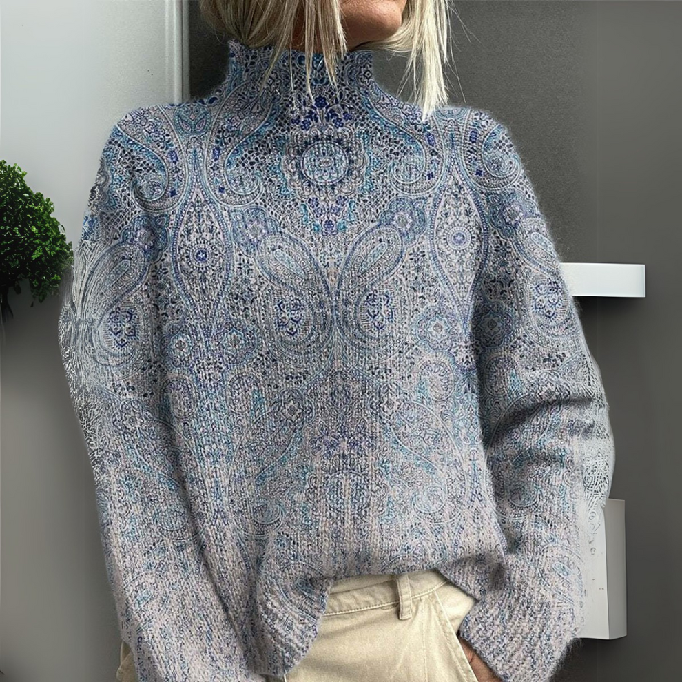 Lydia | Sweater Estampado de Colores Vivos