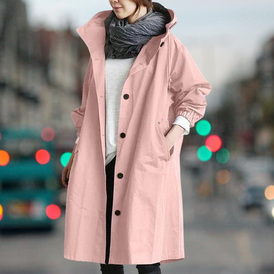Ava - Trench coat impermeable y cálido
