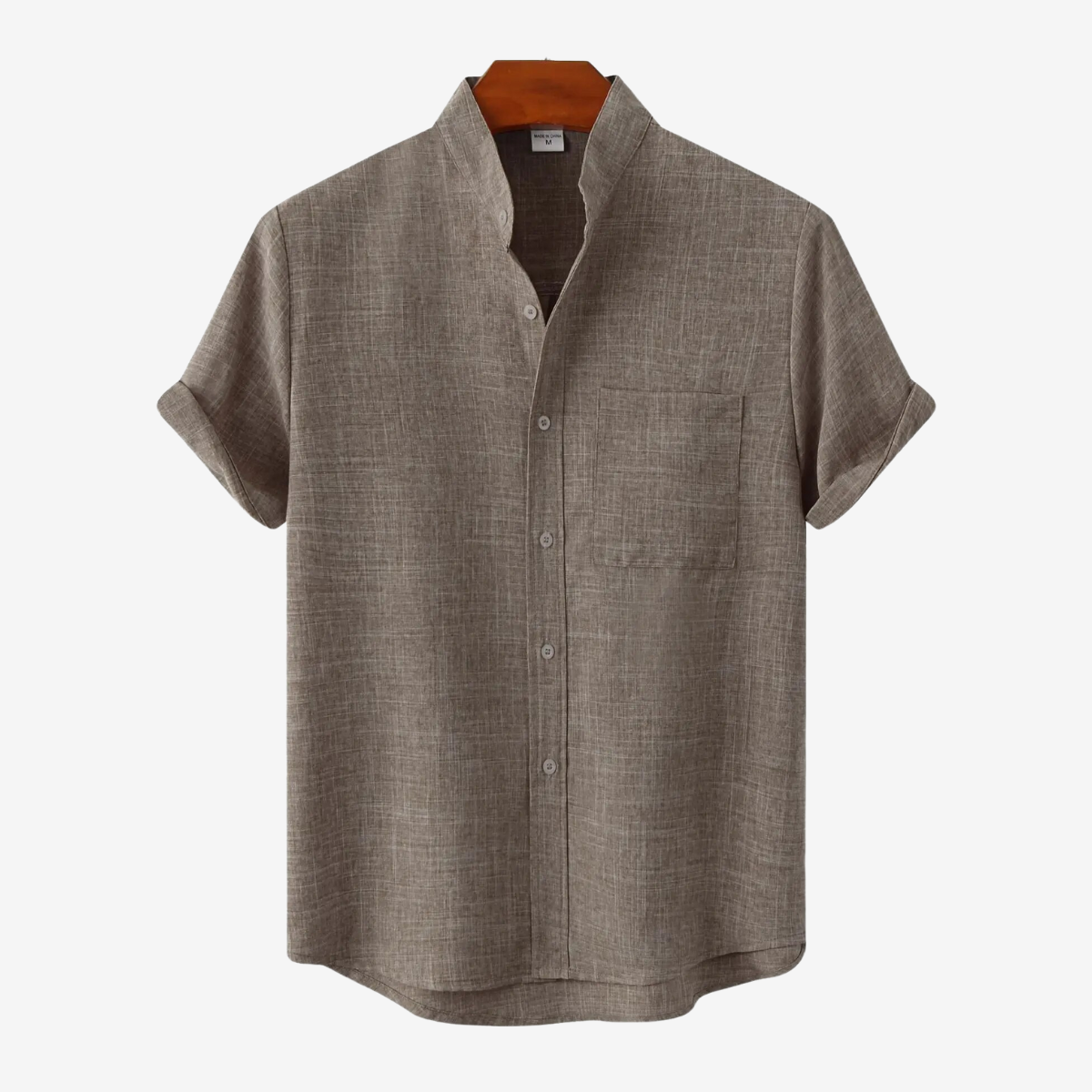 Claudio | Elegante Camisa de Hombre en Algodón y Lino