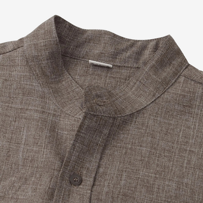 Claudio | Elegante Camisa de Hombre en Algodón y Lino