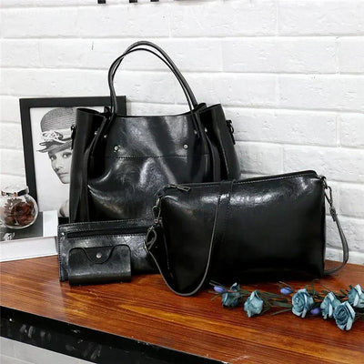 Bolso Retro Gerhild de Cuatro Elegantes Piezas