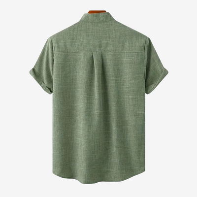 Claudio | Elegante Camisa de Hombre en Algodón y Lino