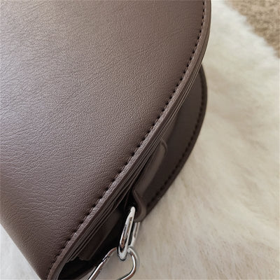 Bolso de cuero vintage para mujer Gertrud - un toque retro elegante