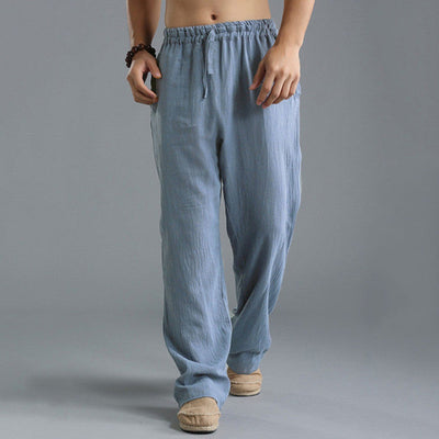 Samuel | Pantalones de lino de corte clásico, cómodos y frescos.