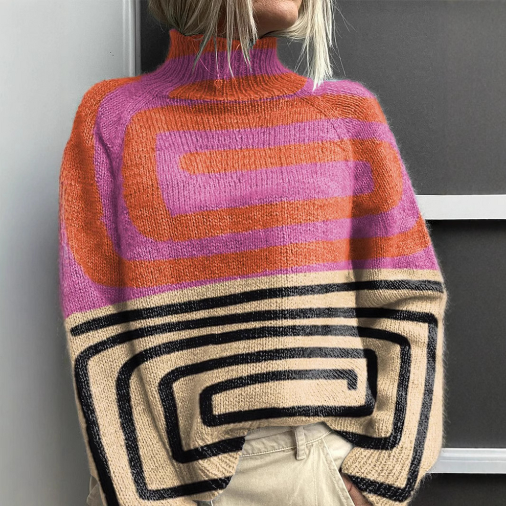 Lydia | Sweater Estampado de Colores Vivos