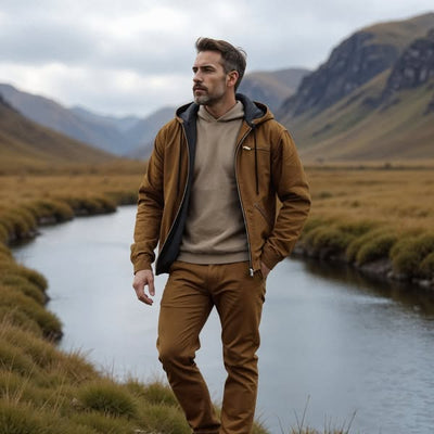 Charles | Chaqueta vintage clásica con forro