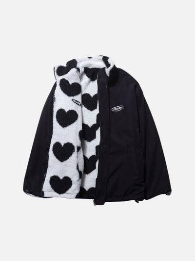 Audrey | Chaqueta oversized de doble cara y corte ajustado