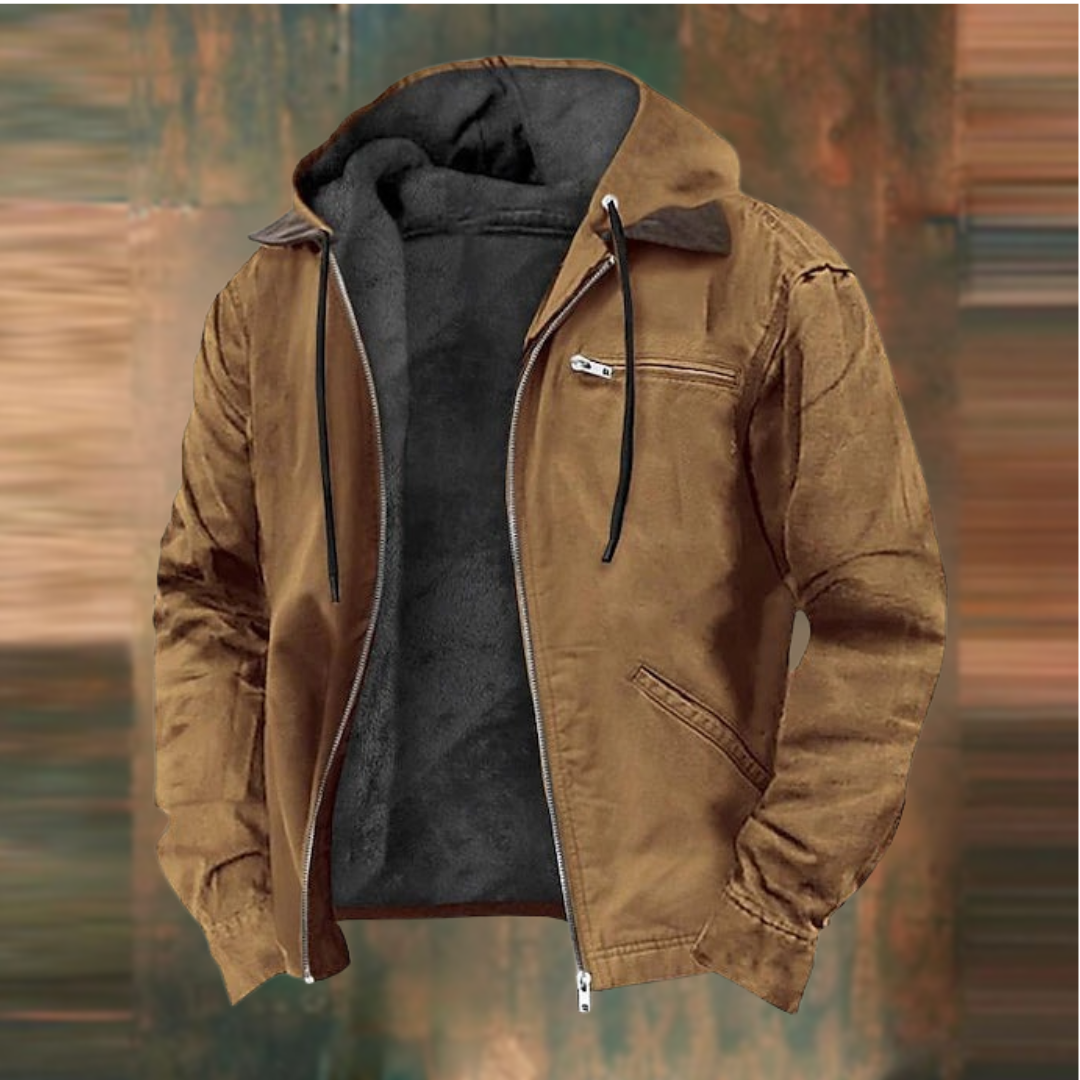 Daniel | Chaqueta con cremallera y capucha