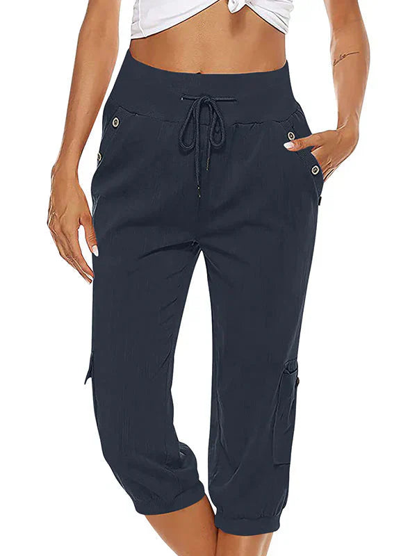 Nerea | Pantalón informal de algodón con ajuste relajado