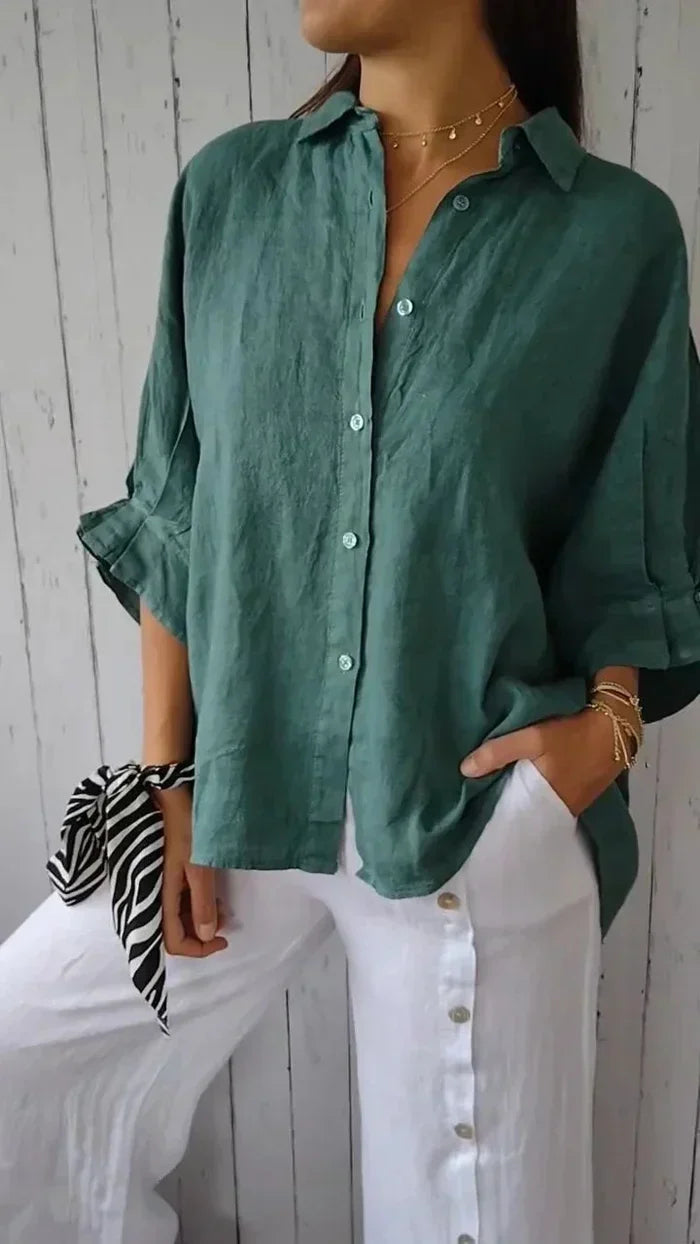 Regina | Camisa casual de algodón para mujer