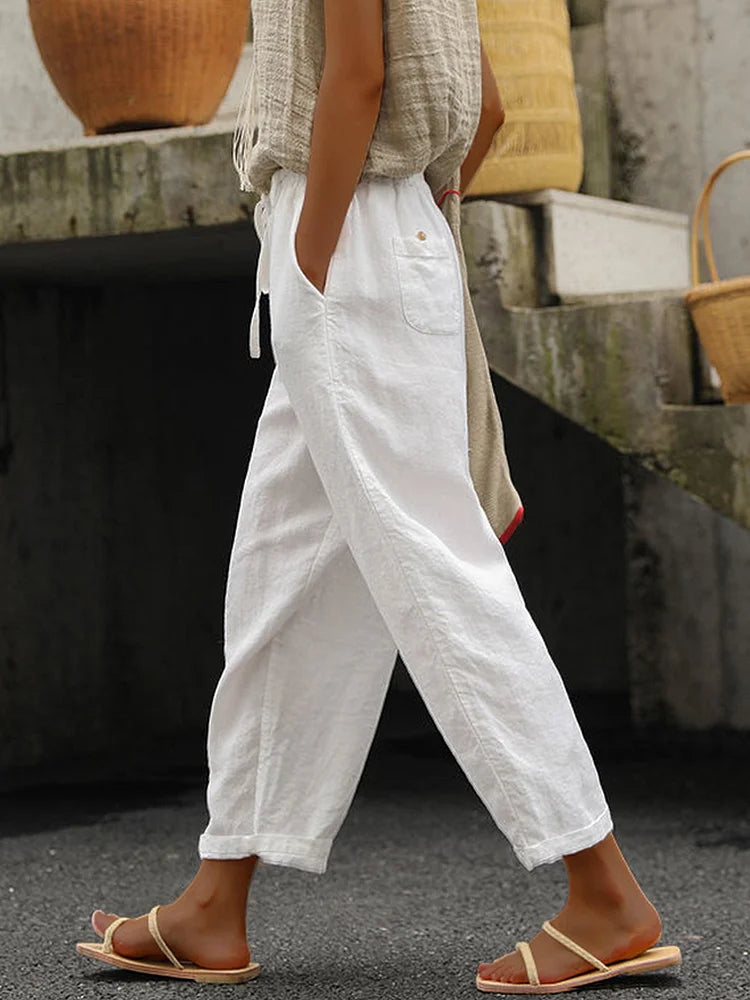 Francisca | Pantalón casual de algodón suave y fresco