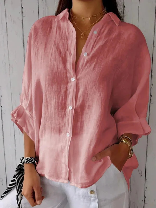 Regina | Camisa casual de algodón para mujer