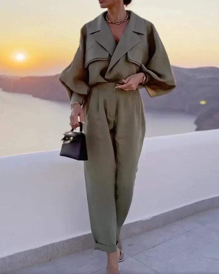 Rocío | Elegante y cómodo conjunto de traje con estilo