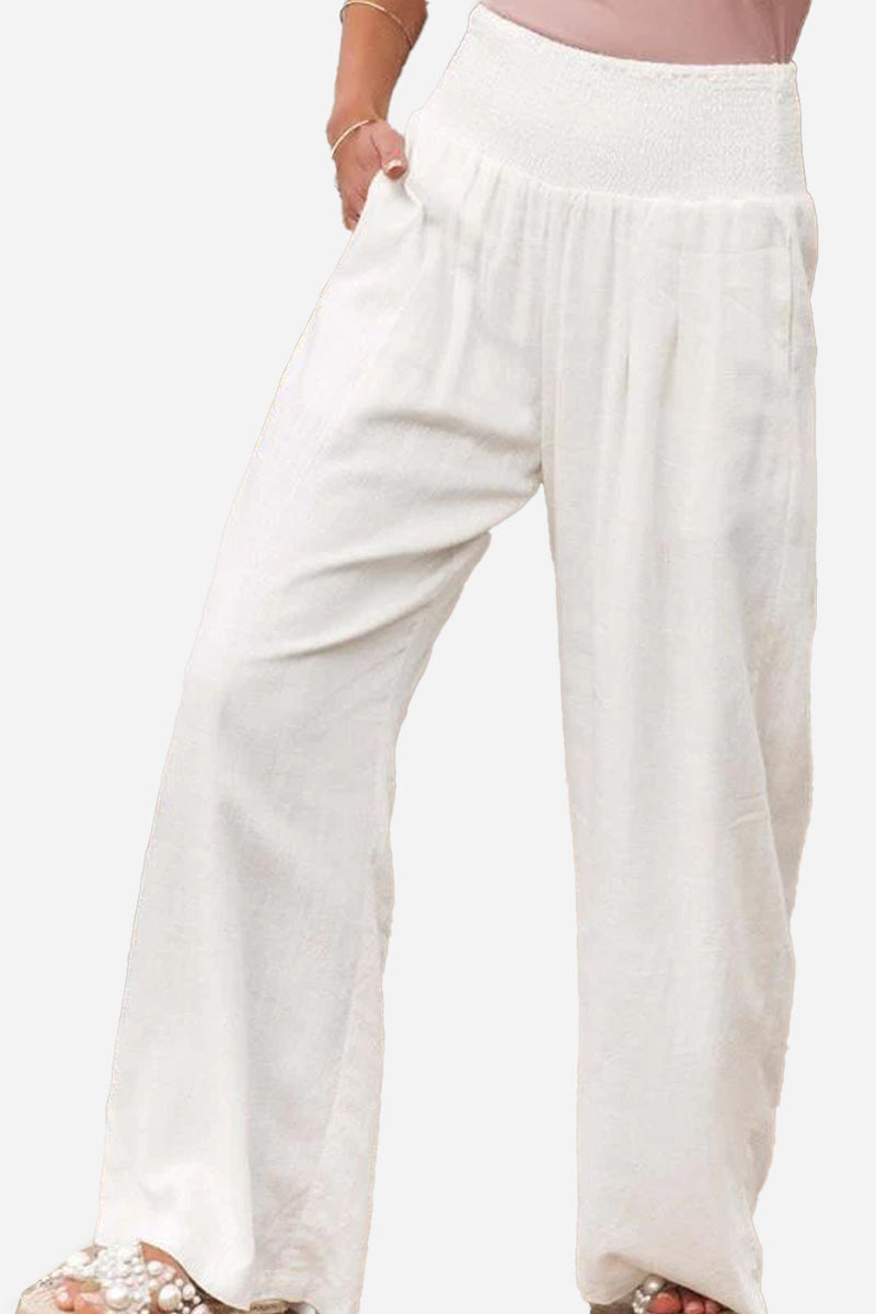 Pantalones Palazzo de Cintura Alta Laura: Estilo y Comodidad Elegante