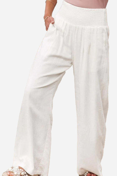 Pantalones Palazzo de Cintura Alta Laura: Estilo y Comodidad Elegante