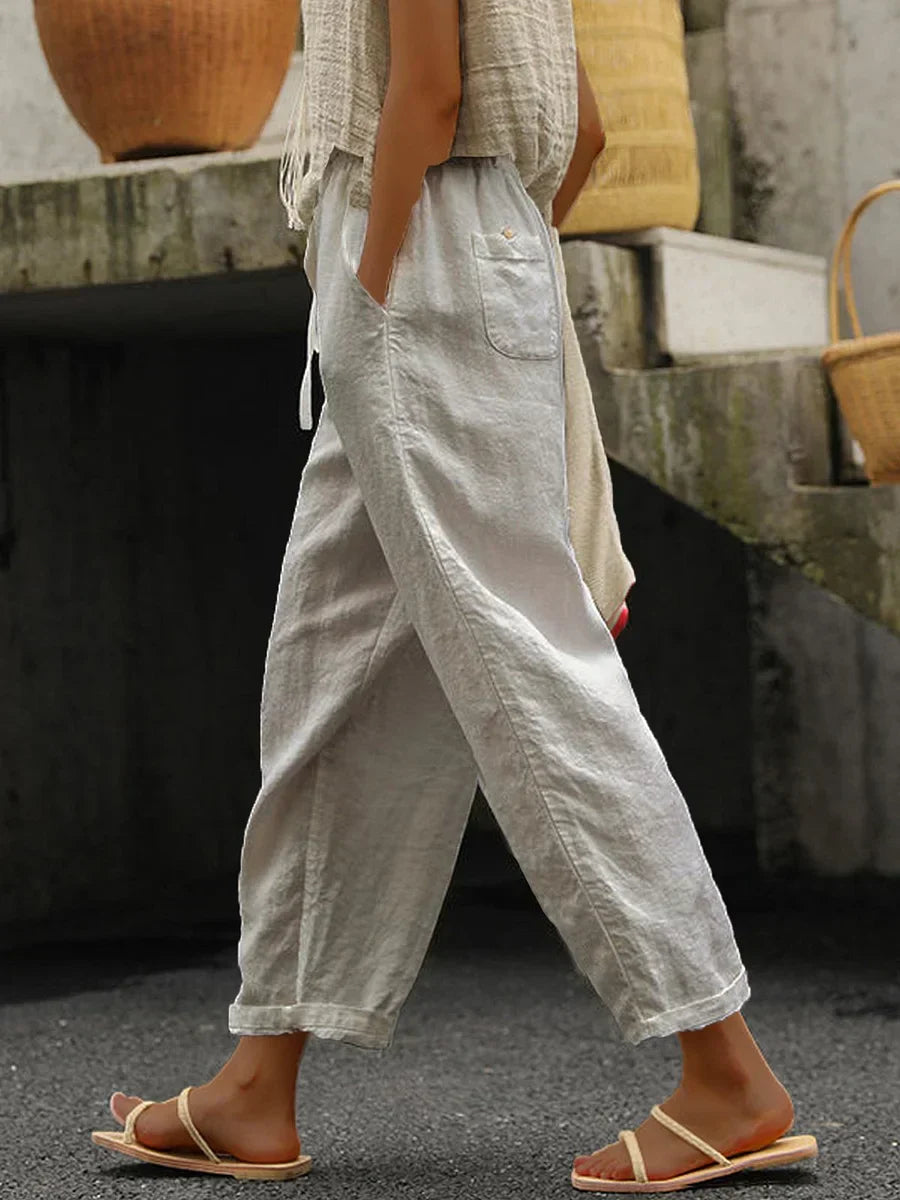 Francisca | Pantalón casual de algodón suave y fresco