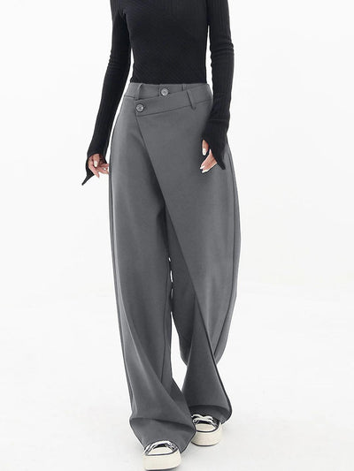 Pantalones holgados asimétricos Miriam: Estilo y Comodidad en Cada Paso