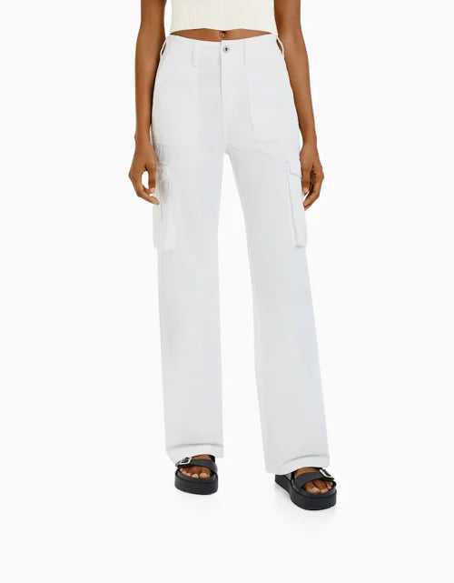 Marina | Pantalón cargo con diseño recto y ajuste perfecto