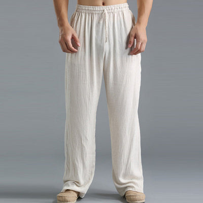 Samuel | Pantalones de lino de corte clásico, cómodos y frescos.