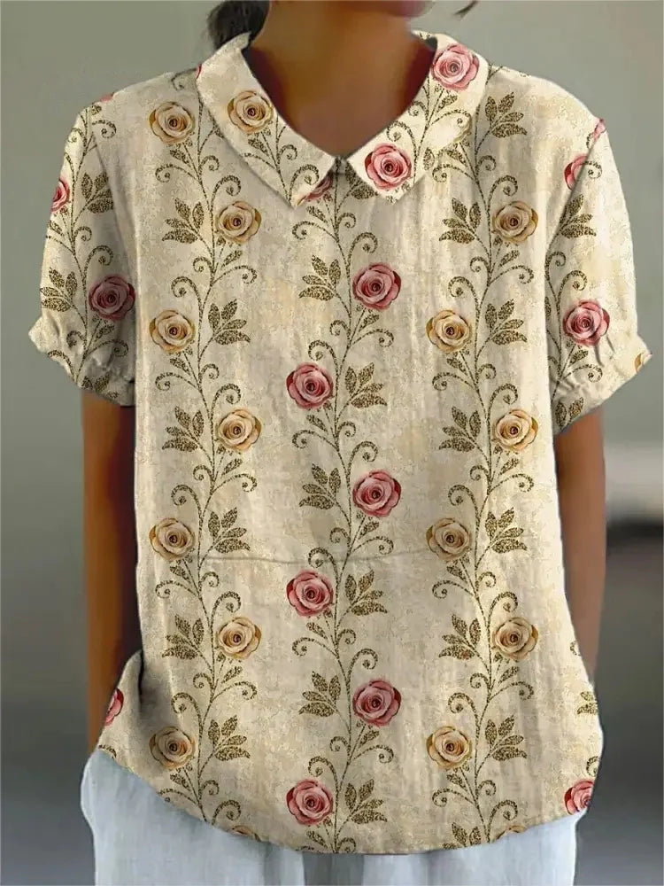 Lorraine | Camisa Casual Estampado Floral Mujer