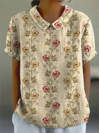 Lorraine | Camisa Casual Estampado Floral Mujer