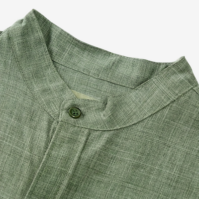 Claudio | Elegante Camisa de Hombre en Algodón y Lino
