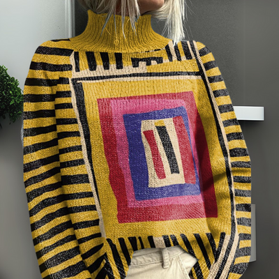 Lydia | Sweater Estampado de Colores Vivos