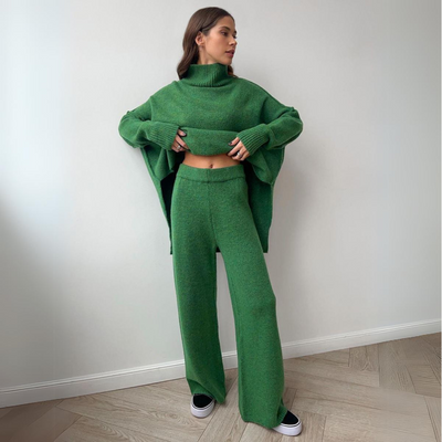 Genevieve | Conjunto de Dos Piezas de Punto Ajustado