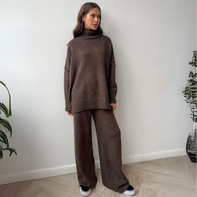 Genevieve | Conjunto de Dos Piezas de Punto Ajustado