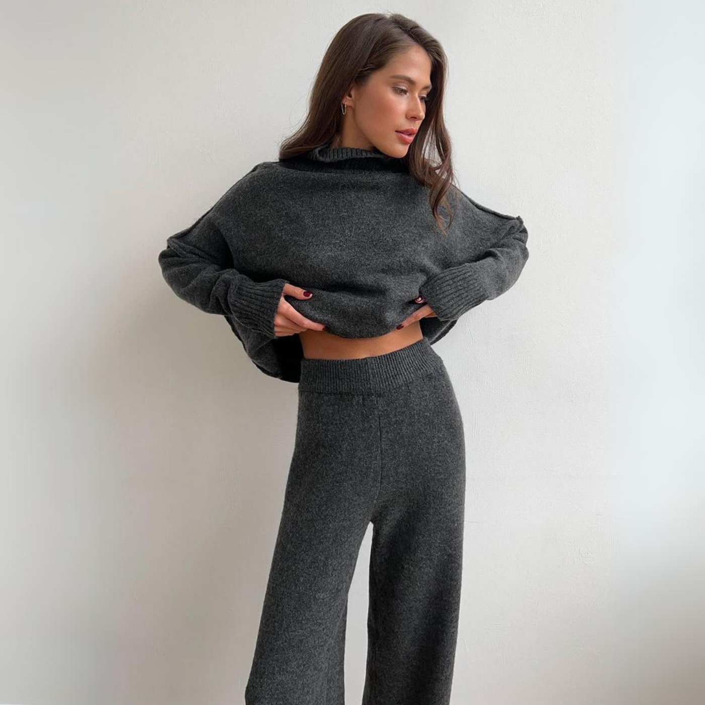 Genevieve | Conjunto de Dos Piezas de Punto Ajustado