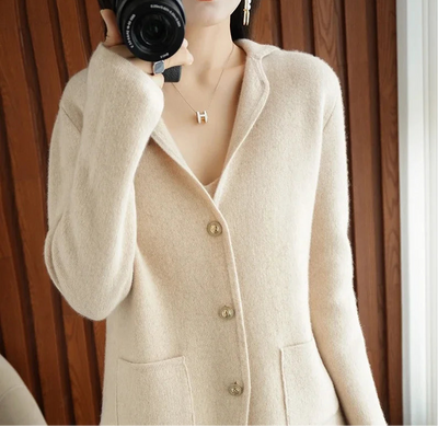 Paula | Chaleco Blazer de Tejido Clásico para un Look Elegante
