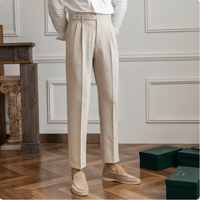 Charles | Pantalón de tela elegante, cómodo y sofisticado.