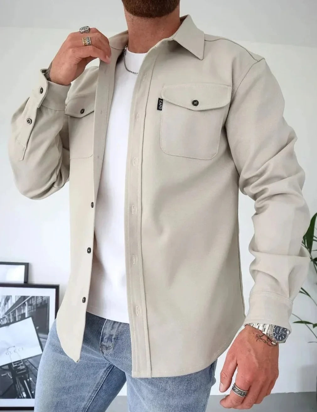 Bruno | Camisa de cama elegante