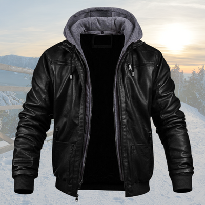 Thomas | Chaqueta de cuero de invierno