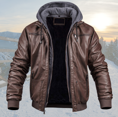 Thomas | Chaqueta de cuero de invierno