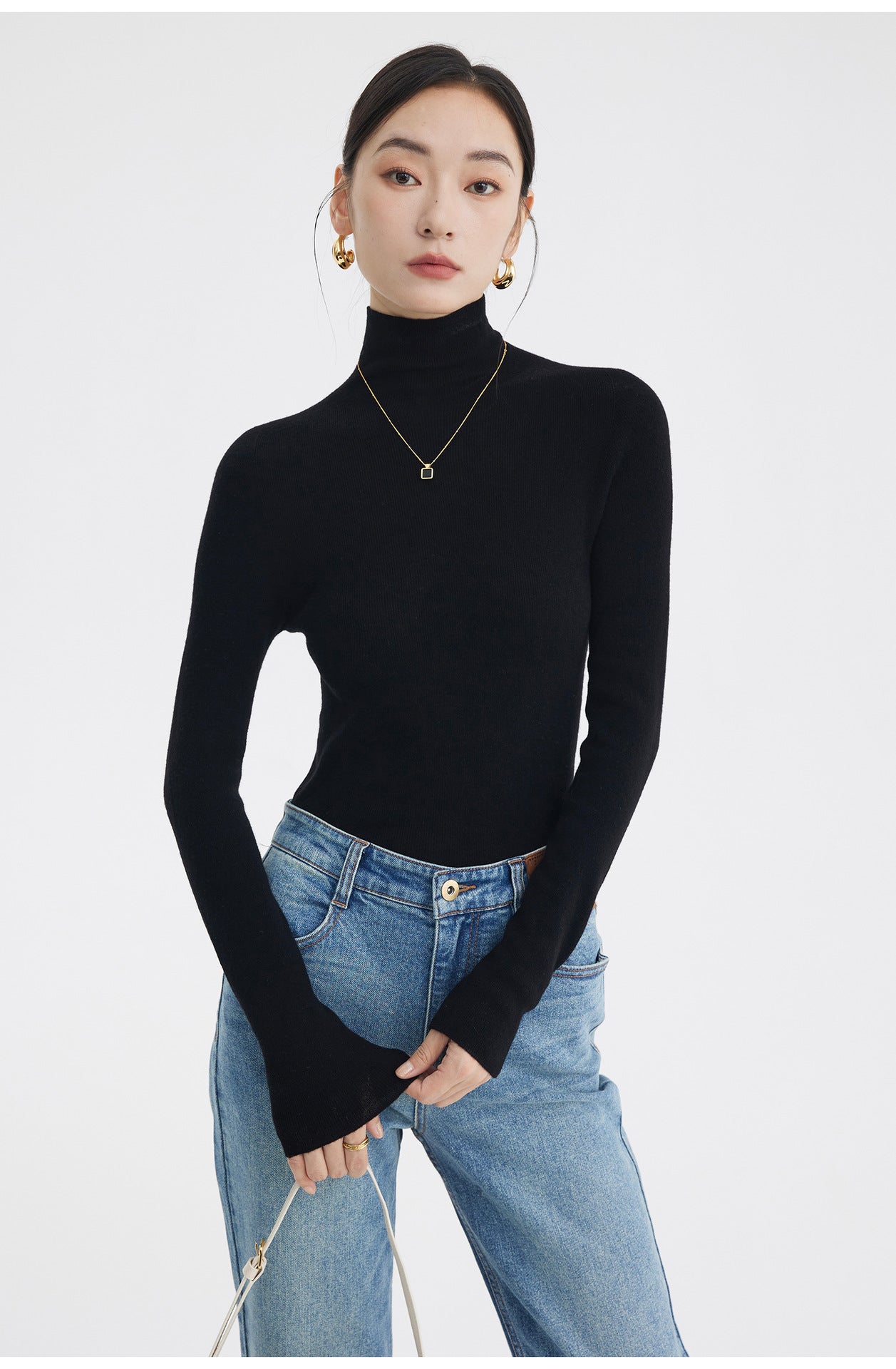 Gianna | Chaleco de Cuello Alto Elegante