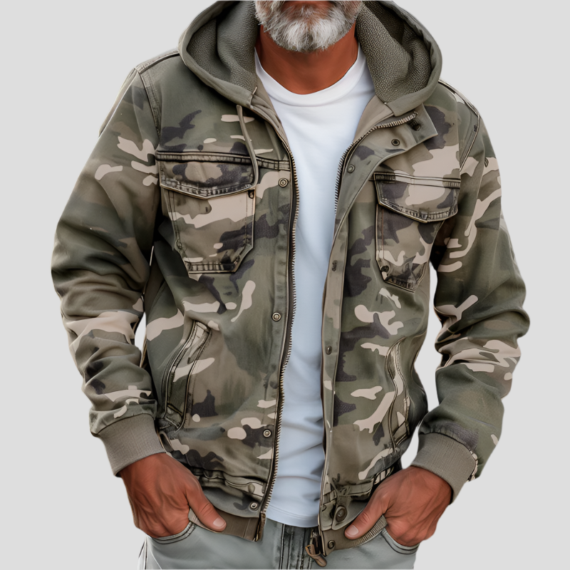 Alexander | Chaqueta cargo con capucha