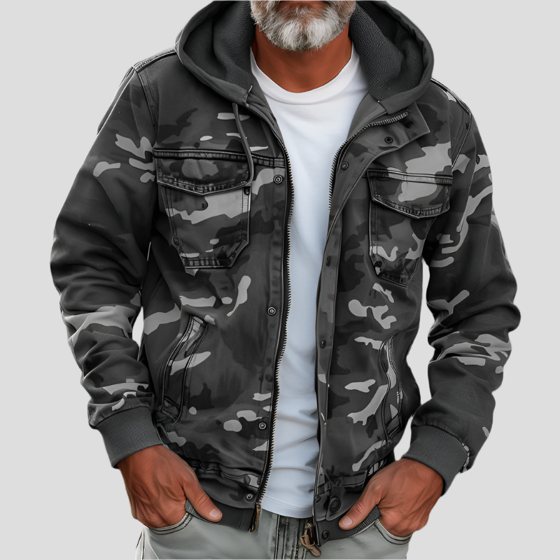 Alexander | Chaqueta cargo con capucha
